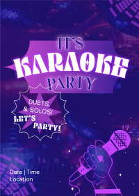 Karaoke Party Nights Poster