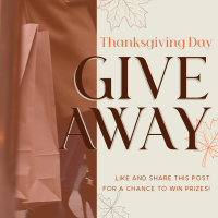 Massive Giveaway this Thanksgiving Linkedin Post