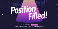 Position Filled Hiring Twitter Post