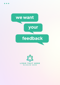 We Want Your Feedback Flyer