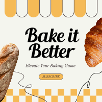 Bake It Better Instagram Post Design