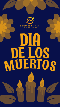 Dia de los Muertos Party Instagram Story Design