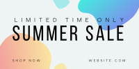 Summer Sale Puddles Twitter Post