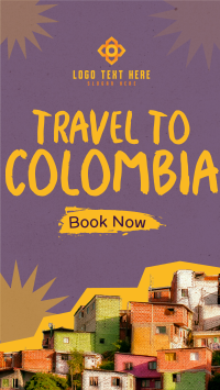 Travel to Colombia Paper Cutouts Instagram Reel