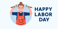 Labor Day Greeting Twitter Post