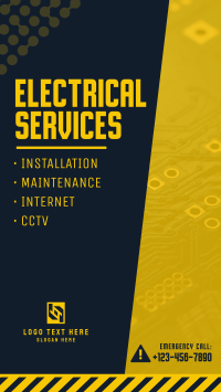 Electrical Services List Facebook Story