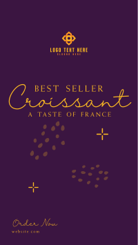 French Croissant Bestseller Instagram Story