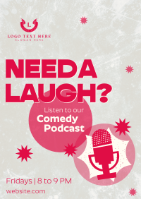 Podcast for Laughs Flyer