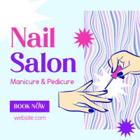 Groovy Nail Salon Instagram Post Image Preview