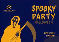 Spooky Party Postcard