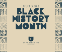 Black History Celebration Facebook Post