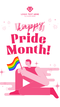 Modern Pride Month Celebration YouTube Short Image Preview