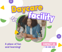 Cute Daycare Facility Facebook Post