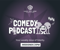 Playful Comedy Podcast Facebook Post