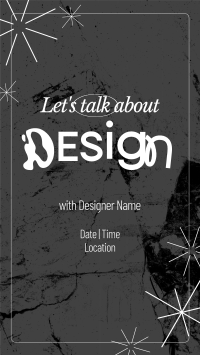 Minimalist Design Seminar Instagram Story