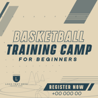 Basketball Training Camp Linkedin Post Design