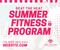 Summer Fitness Training Facebook Post Design