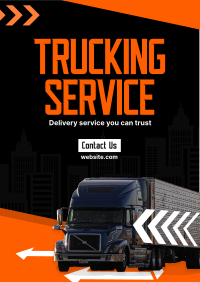 Truck Moving Service Flyer