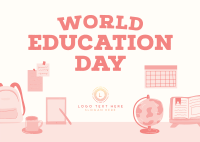 World Education Day Postcard