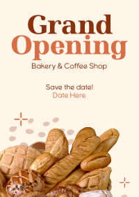 Bakery Opening Notice Flyer