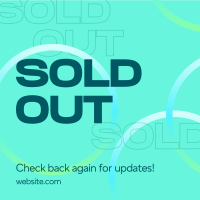 Sold Out Corporate Instagram Post Design