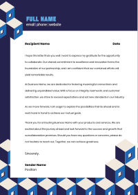 Geometric Corporate Generic  Letterhead Image Preview