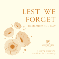 Symbol of Remembrance Instagram Post