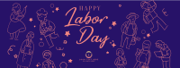 Labor Day  celebration Facebook Cover