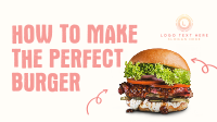 Get Yourself A Burger! YouTube Video Design