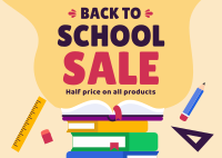 Back To School Discount Postcard