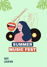 Summer Music Festival Flyer