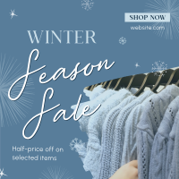 Winter Fashion Sale Instagram Post