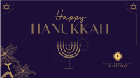 Hanukkah Lilies Facebook Event Cover