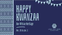 Tribal Kwanzaa Heritage Facebook Event Cover