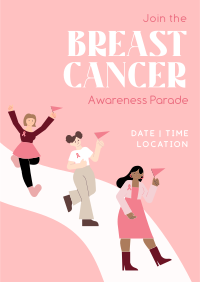 Pink October Parade Poster