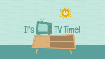 It's TV Time YouTube Banner Image Preview