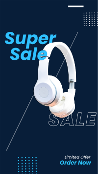 Super Sale Headphones Facebook Story