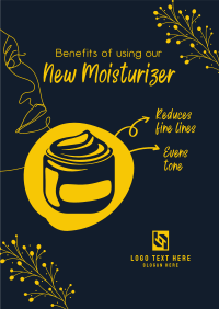 New Moisturizer Benefits Flyer