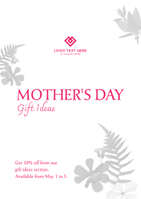 Gift for Mothers Poster Design