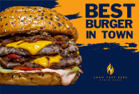Food Burger Pinterest Cover