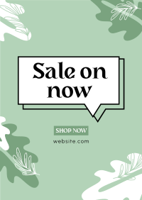 Organic Leafy Sale Poster