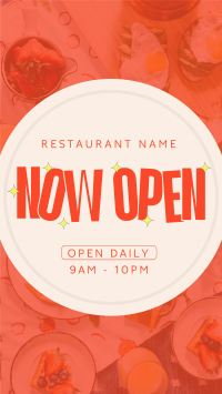 Quirky Restaurant Business TikTok Video Design