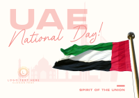 UAE National Flag Postcard