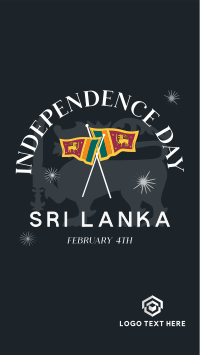Sri Lanka Independence Badge YouTube Short Image Preview