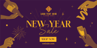 New Year Sale Twitter Post