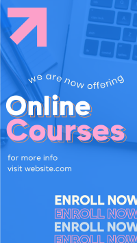 Online Courses Enrollment Instagram Reel