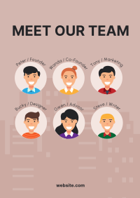 Corporate Team Poster Design