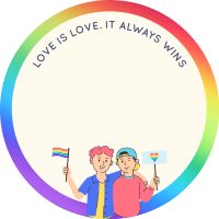 Love is Love Pinterest Profile Picture