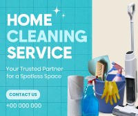 Home Cleaning Service Facebook Post