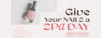 Nail Spa Day Facebook Cover Design